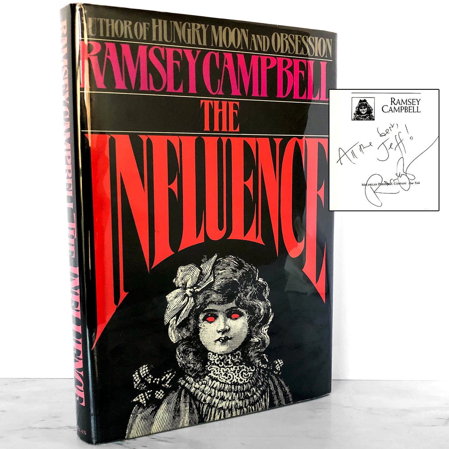 The Influence by Ramsey Campbell SIGNED! [FIRST EDITION • FIRST PRINTING] 1988