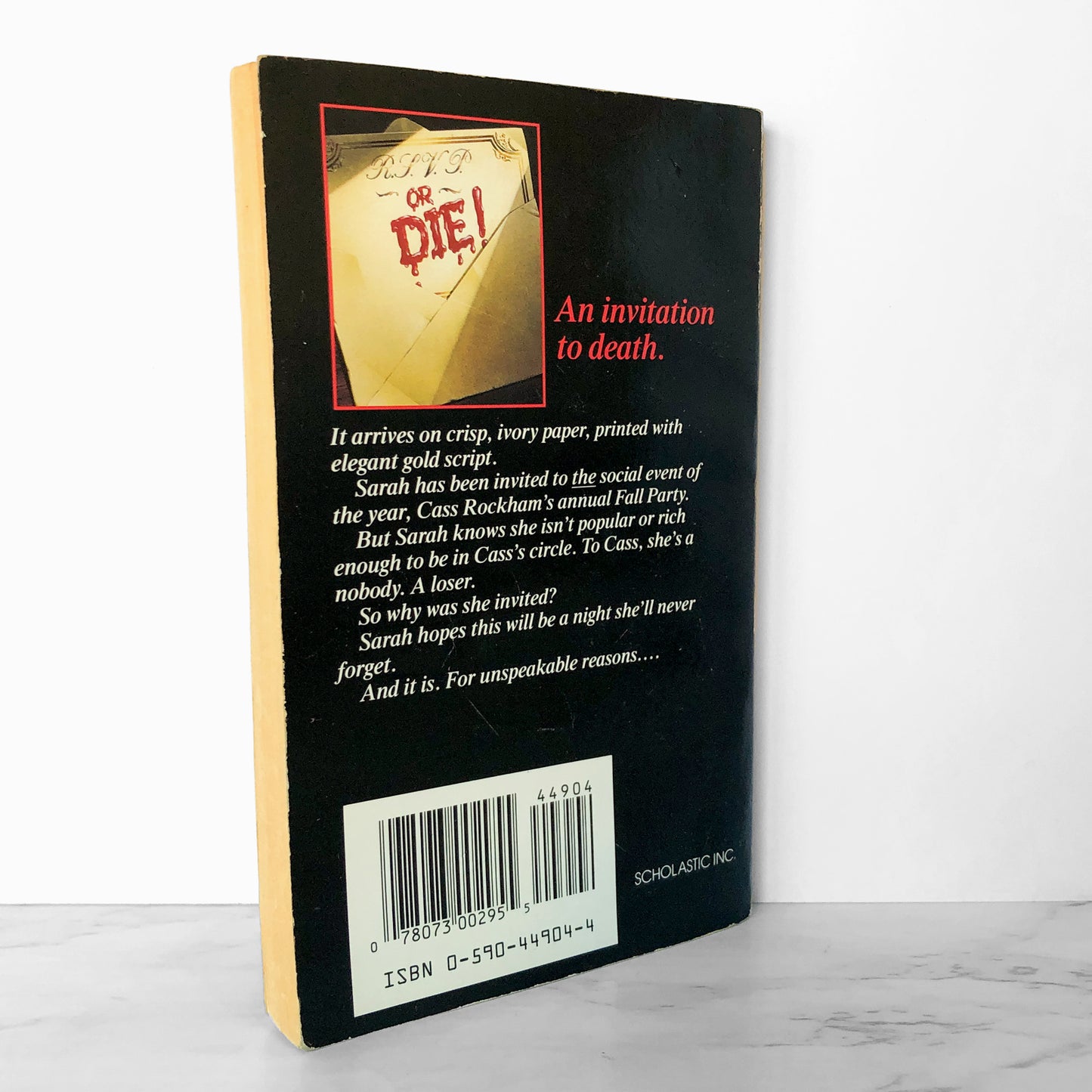 The Invitation by Diane Hoh [1991 PAPERBACK] Point Horror #28