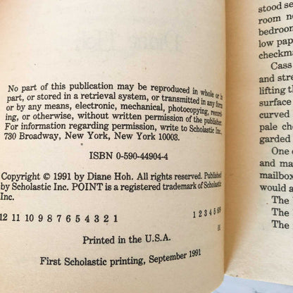The Invitation by Diane Hoh [1991 PAPERBACK] Point Horror #28