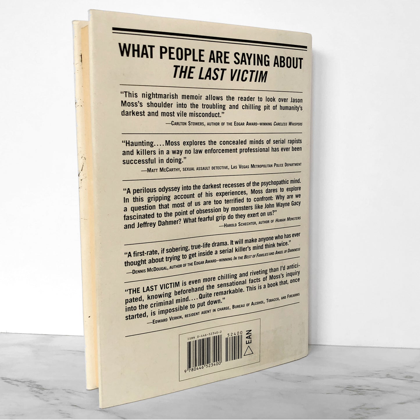 The Last Victim: A True-Life Journey into the Mind of the Serial Killer by Jason Moss [FIRST EDITION] 1999