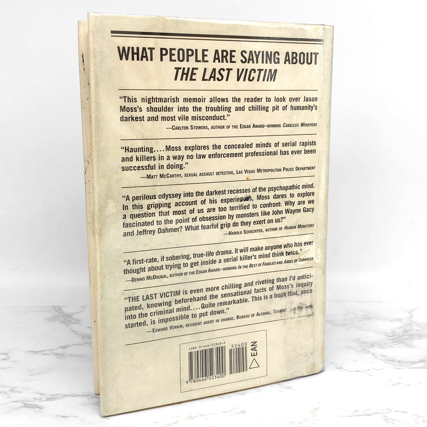 The Last Victim : A True-Life Journey into the Mind of the Serial Killer by Jason Moss [FIRST EDITION] 1999