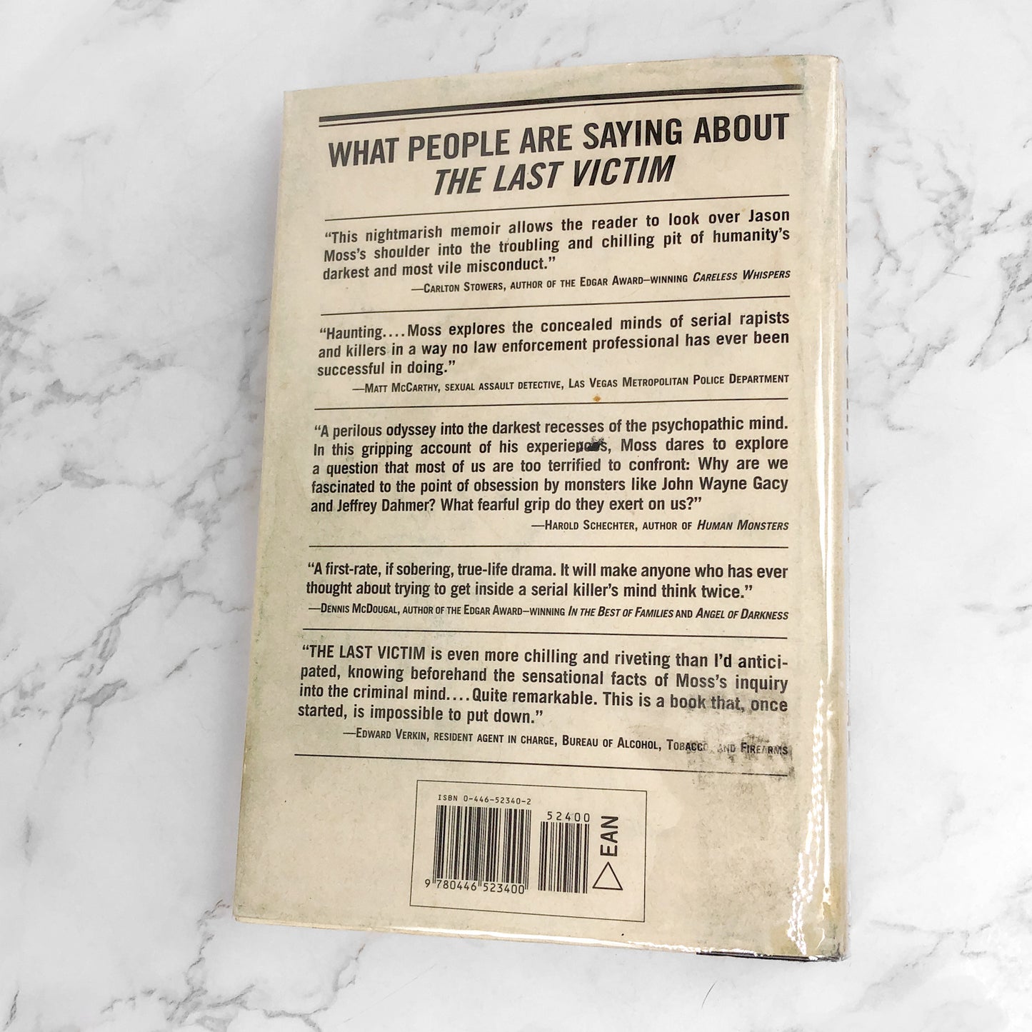 The Last Victim : A True-Life Journey into the Mind of the Serial Killer by Jason Moss [FIRST EDITION] 1999