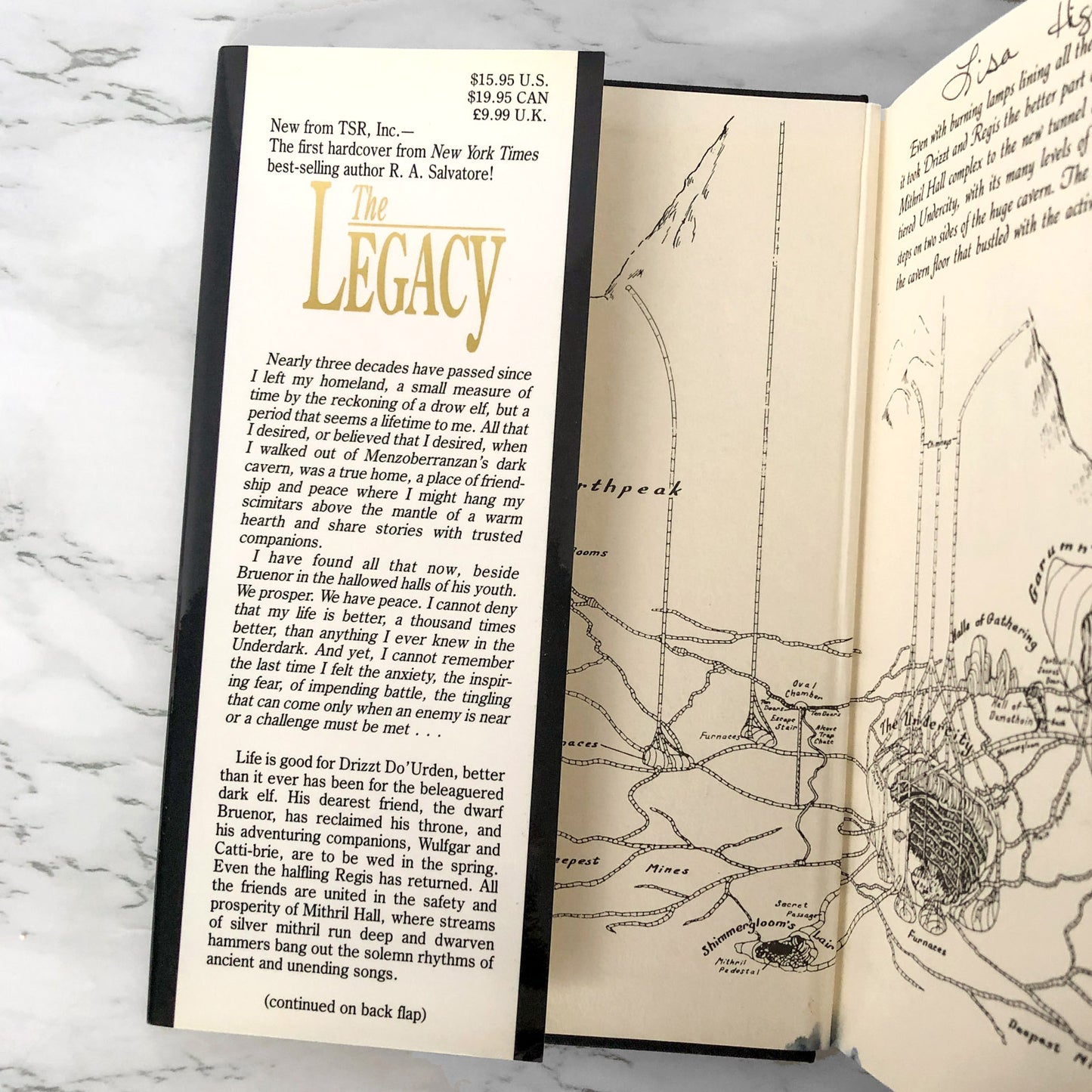 Forgotten Realms: The Legacy by R.A. Salvatore SIGNED! [FIRST EDITION]