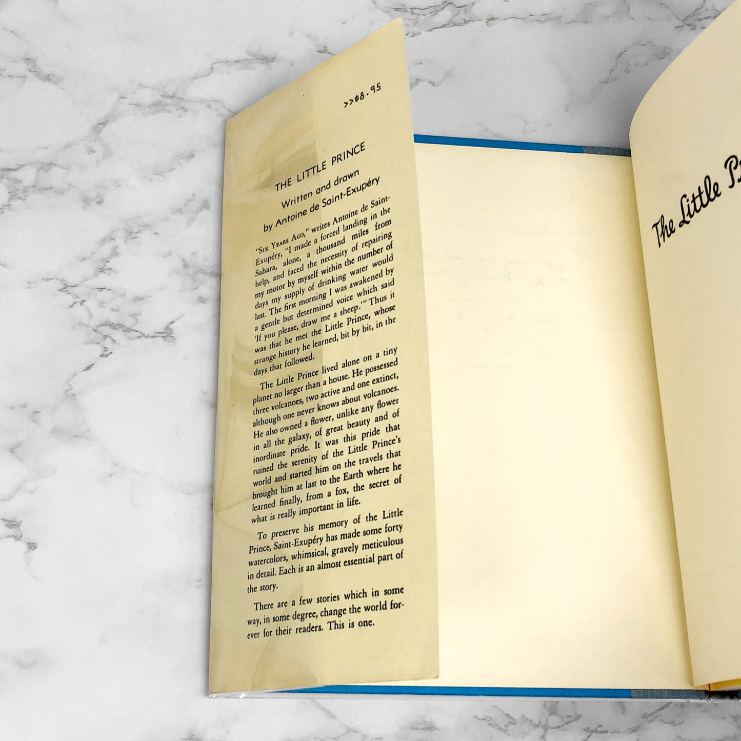 The Little Prince by Antoine de Saint-Exupéry [HARCOVER RE-PRINT] 1982 • Harcourt