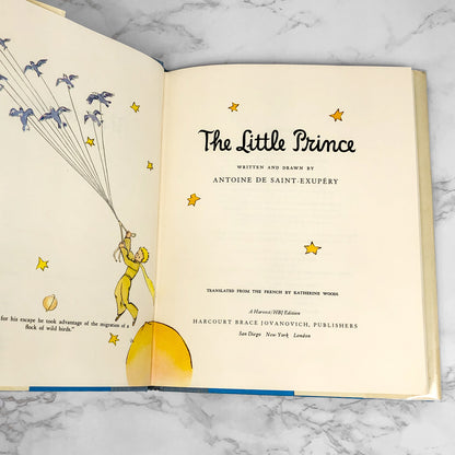 The Little Prince by Antoine de Saint-Exupéry [HARCOVER RE-PRINT] 1982 • Harcourt