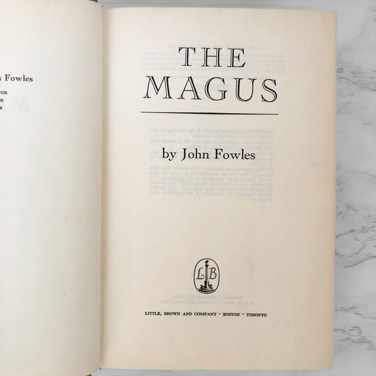 The Magus by John Fowles [FIRST EDITION / FIRST PRINTING] 1965