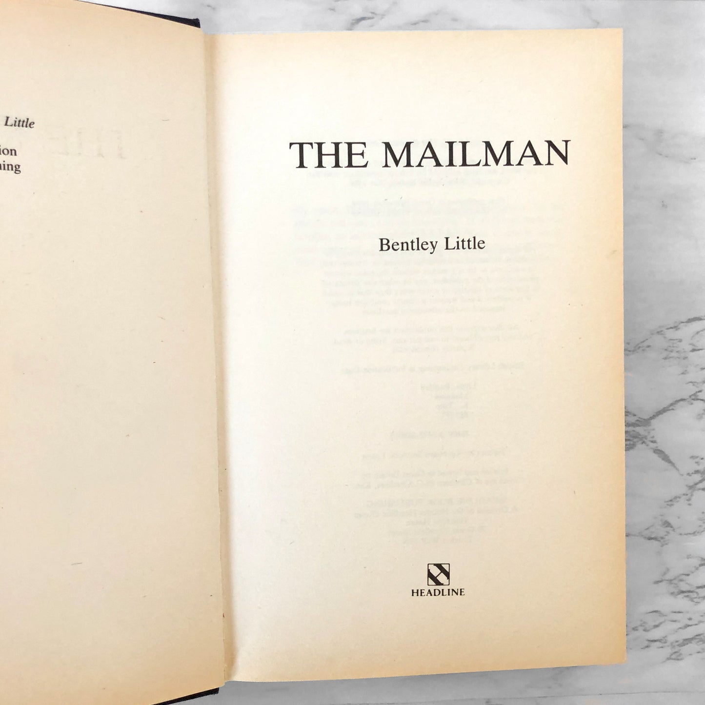 The Mailman by Bentley Little [U.K. FIRST EDITION / FIRST PRINTING] 1994