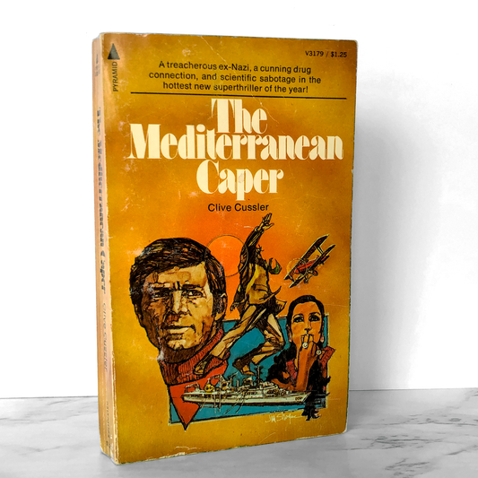 The Mediterranean Caper by Clive Cussler [FIRST EDITION / FIRST PRINTING] 1973 / Pyramid Books