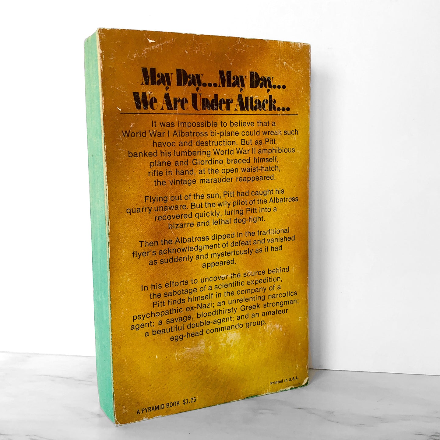 The Mediterranean Caper by Clive Cussler [FIRST EDITION / FIRST PRINTING] 1973 / Pyramid Books