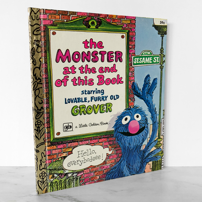 The Monster at the End of this Book by Jon Stone & Michael J. Smollin [FIRST EDITION / 1978]