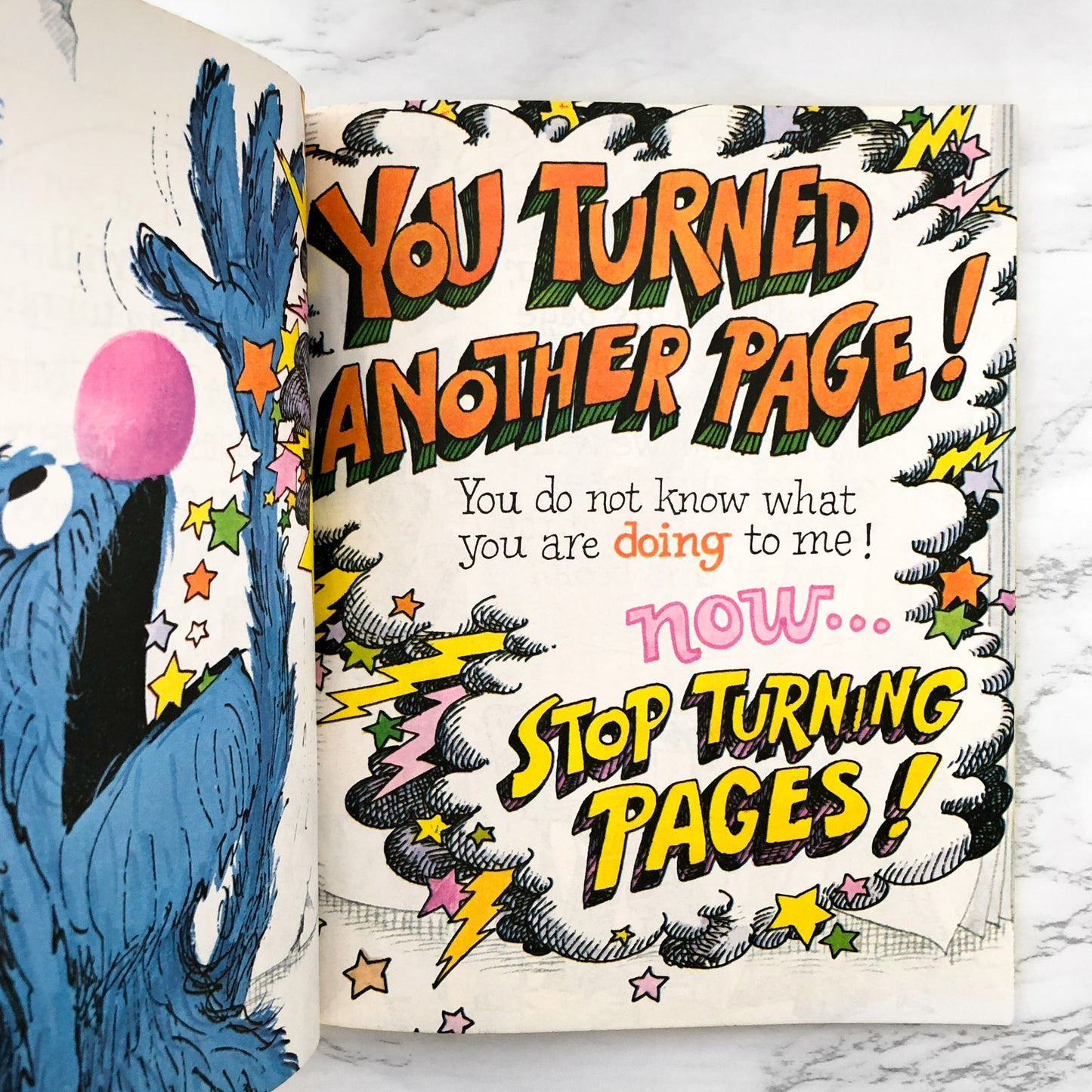 The Monster at the End of this Book by Jon Stone & Michael J. Smollin [FIRST EDITION / 1978]