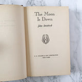 The Moon is Down and Short Stories by John Steinbeck [COLLIER HARDCOVER / 1942]