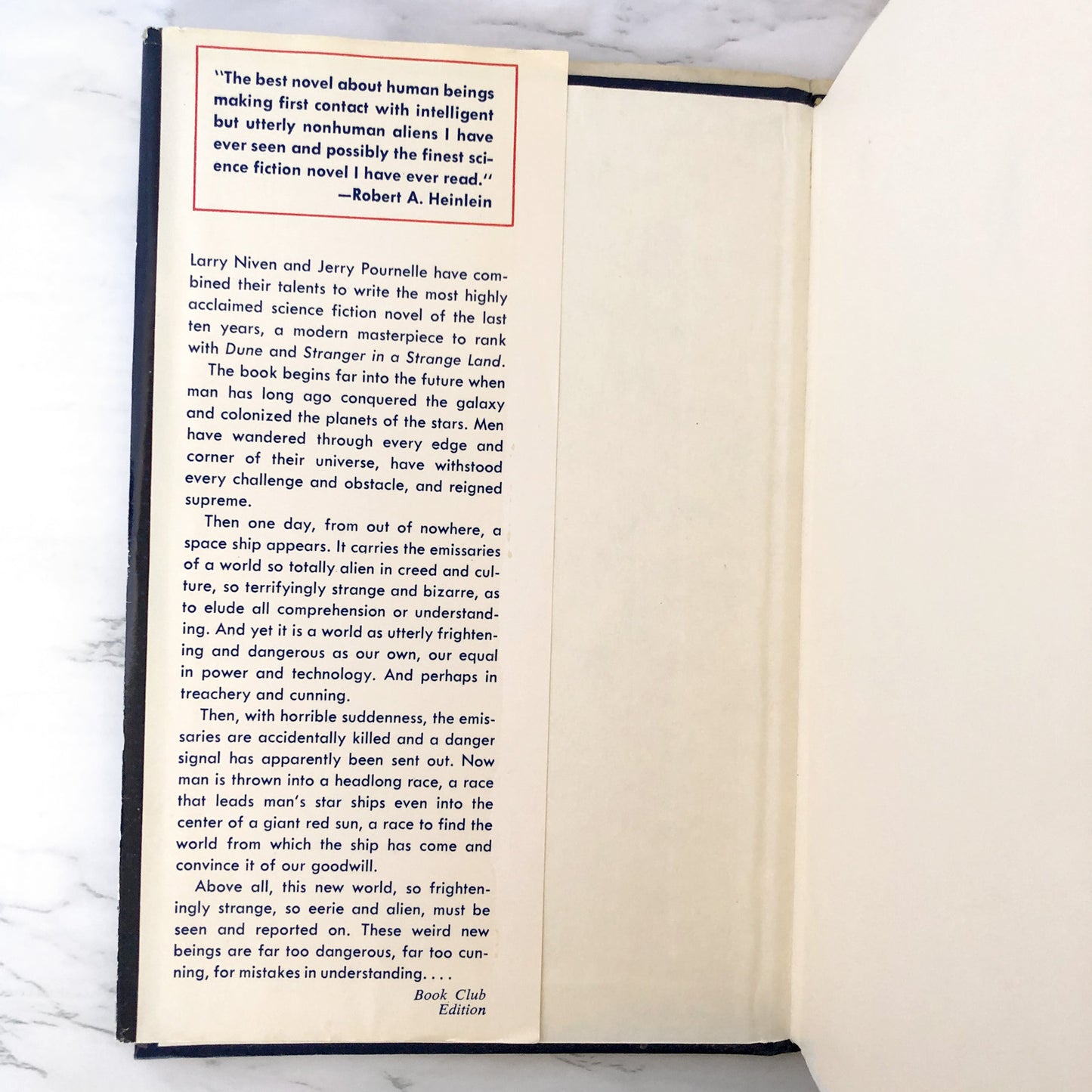 The Mote in God's Eye by Larry Niven & Jerry Pournelle [FIRST BOOK CLUB EDITION / 1974]