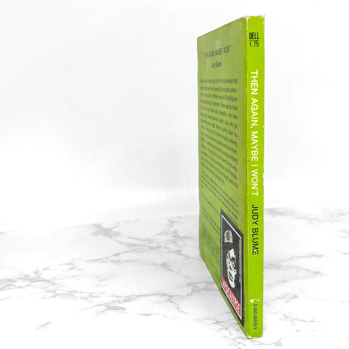 Then Again, Maybe I Won't by Judy Blume [TRADE PAPERBACK] 1981 • Dell-Yearling