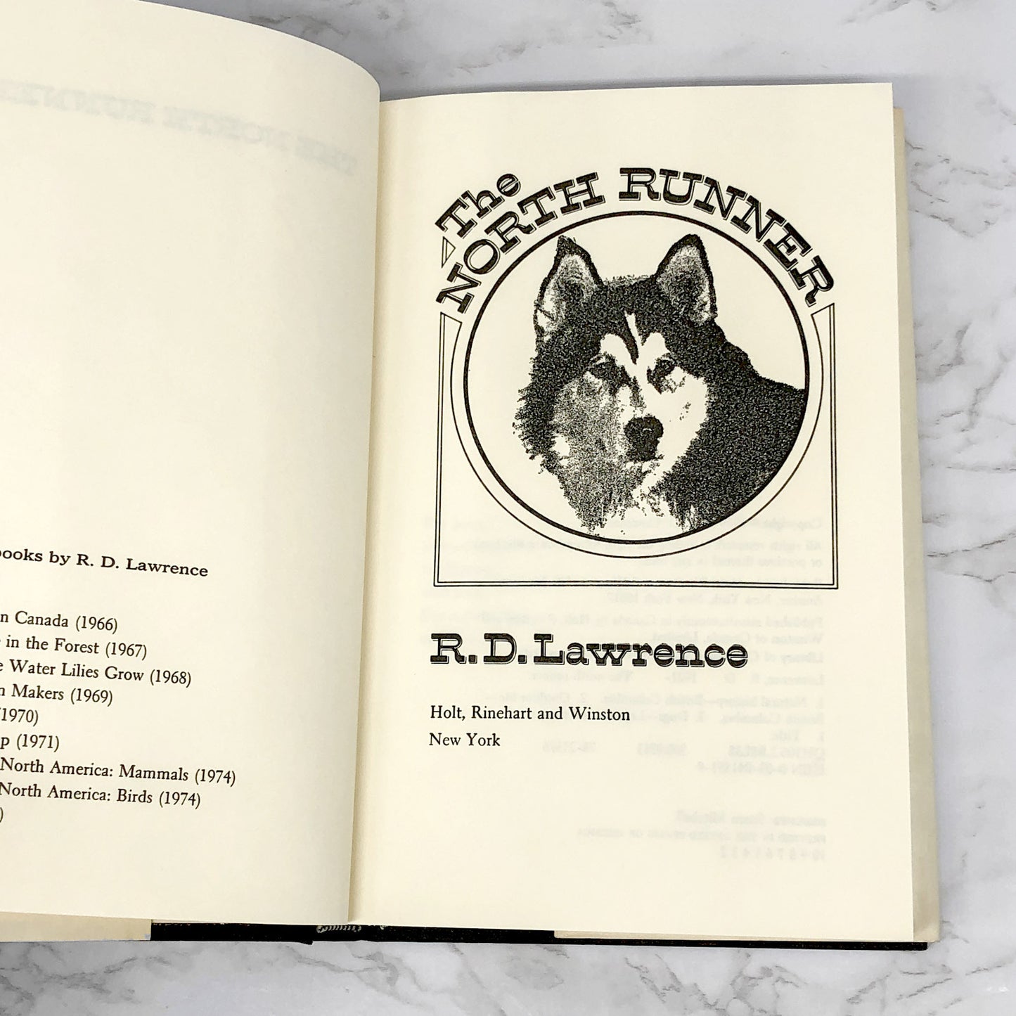 The North Runner by R.D. Lawrence [FIRST EDITION] 1979
