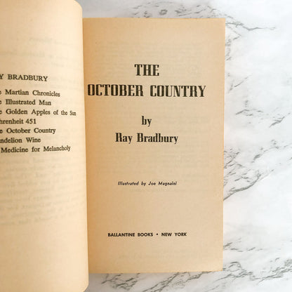 The October Country by Ray Bradbury [1968 PAPERBACK}
