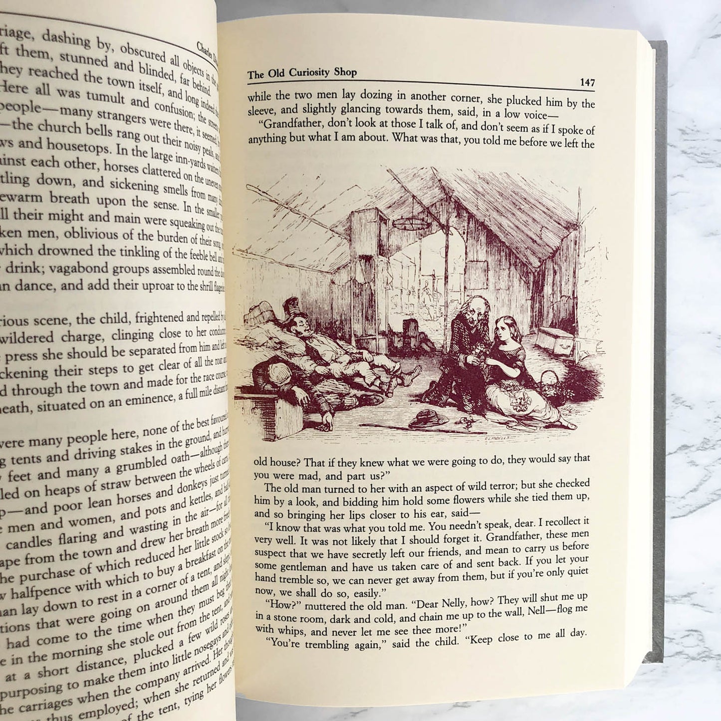 The Old Curiosity Shop by Charles Dickens [ILLUSTRATED HARDCOVER / 1988]