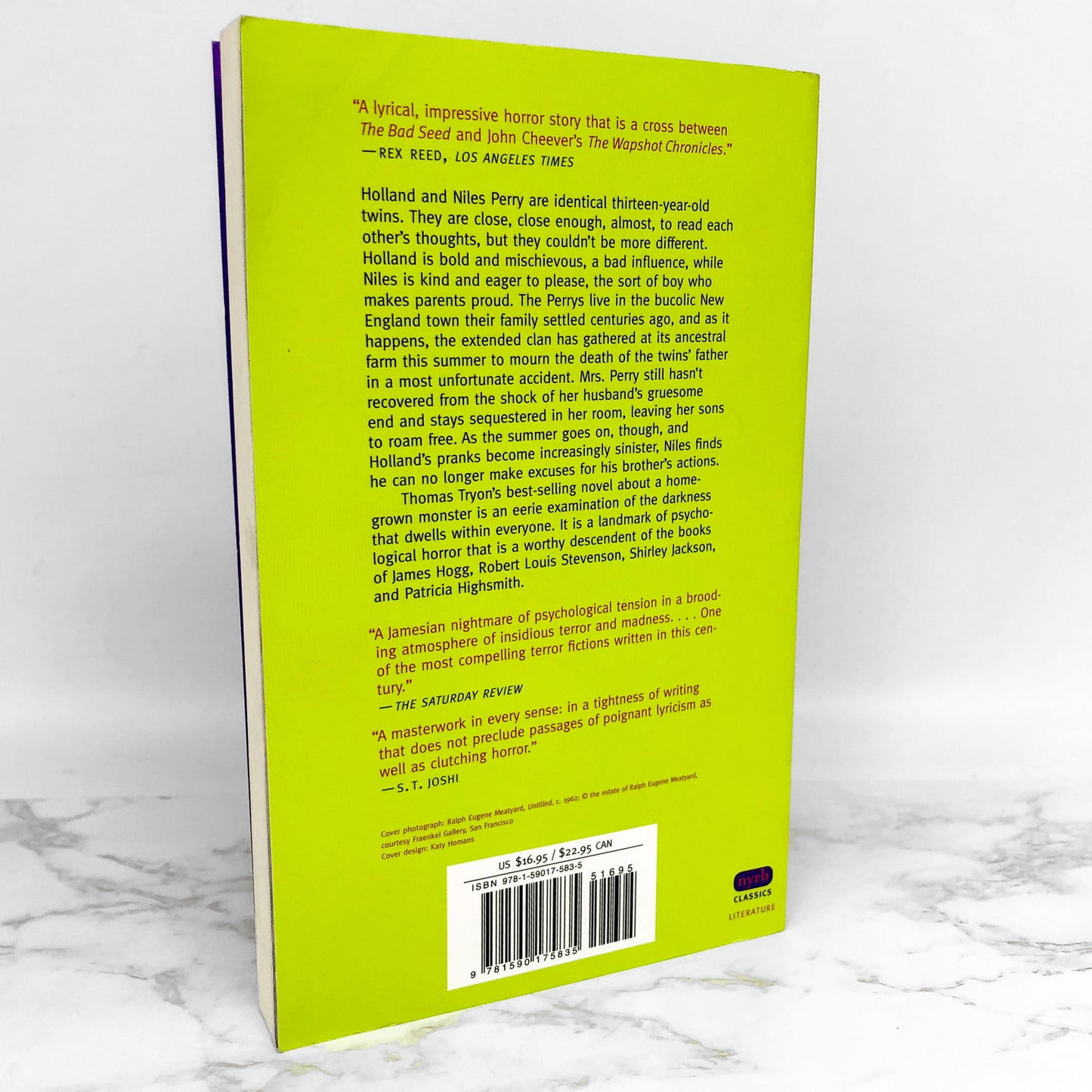 The Other by Thomas Tryon [TRADE PAPERBACK] 2012 • NYRB