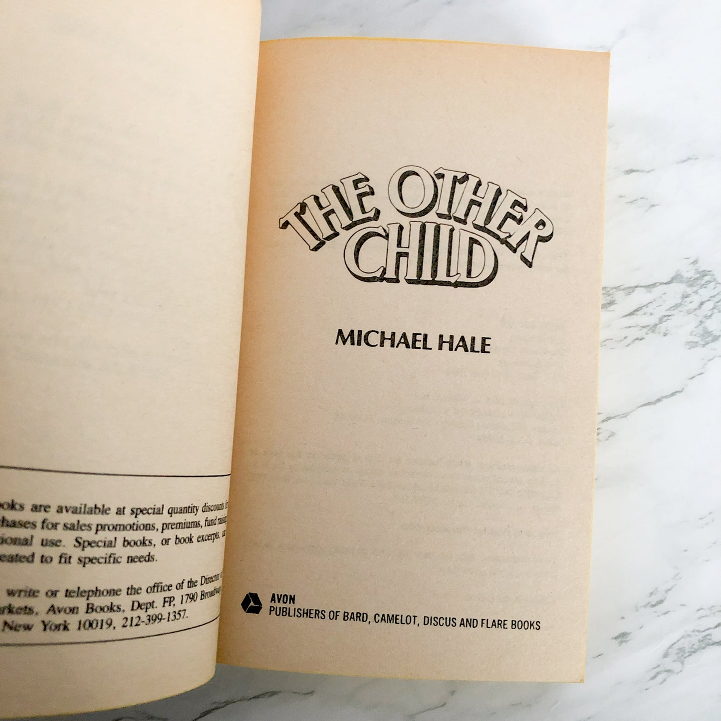 The Other Child by Michael Hale [1986 PAPERBACK]