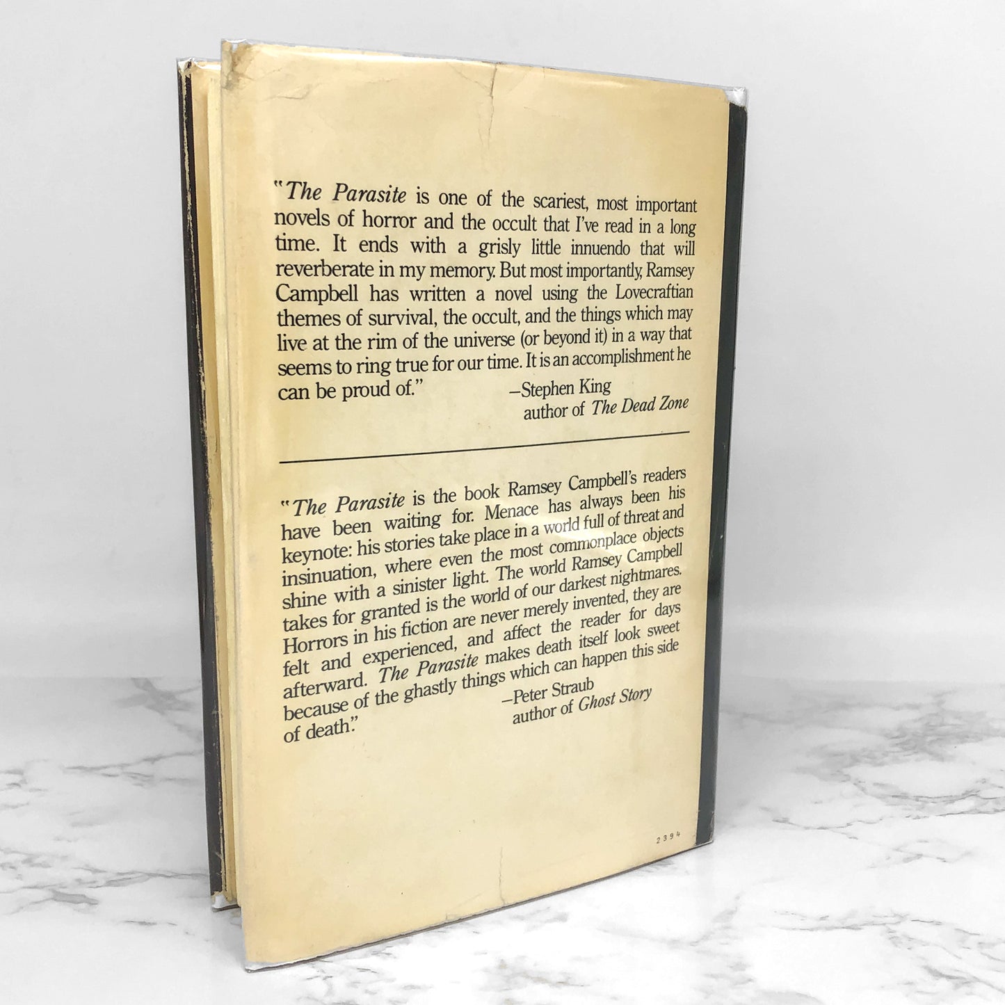 The Parasite by Ramsey Campbell [1980 HARDCOVER]