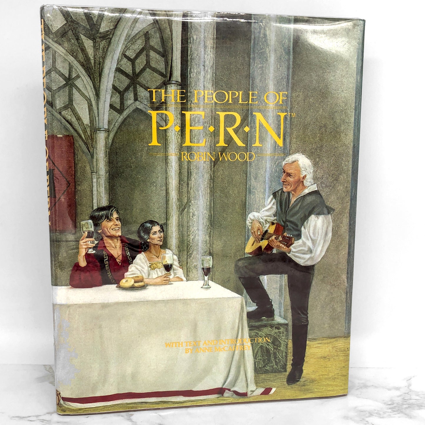 The People of Pern by Robin Wood & Anne McCaffrey [FIRST EDITION] 1988