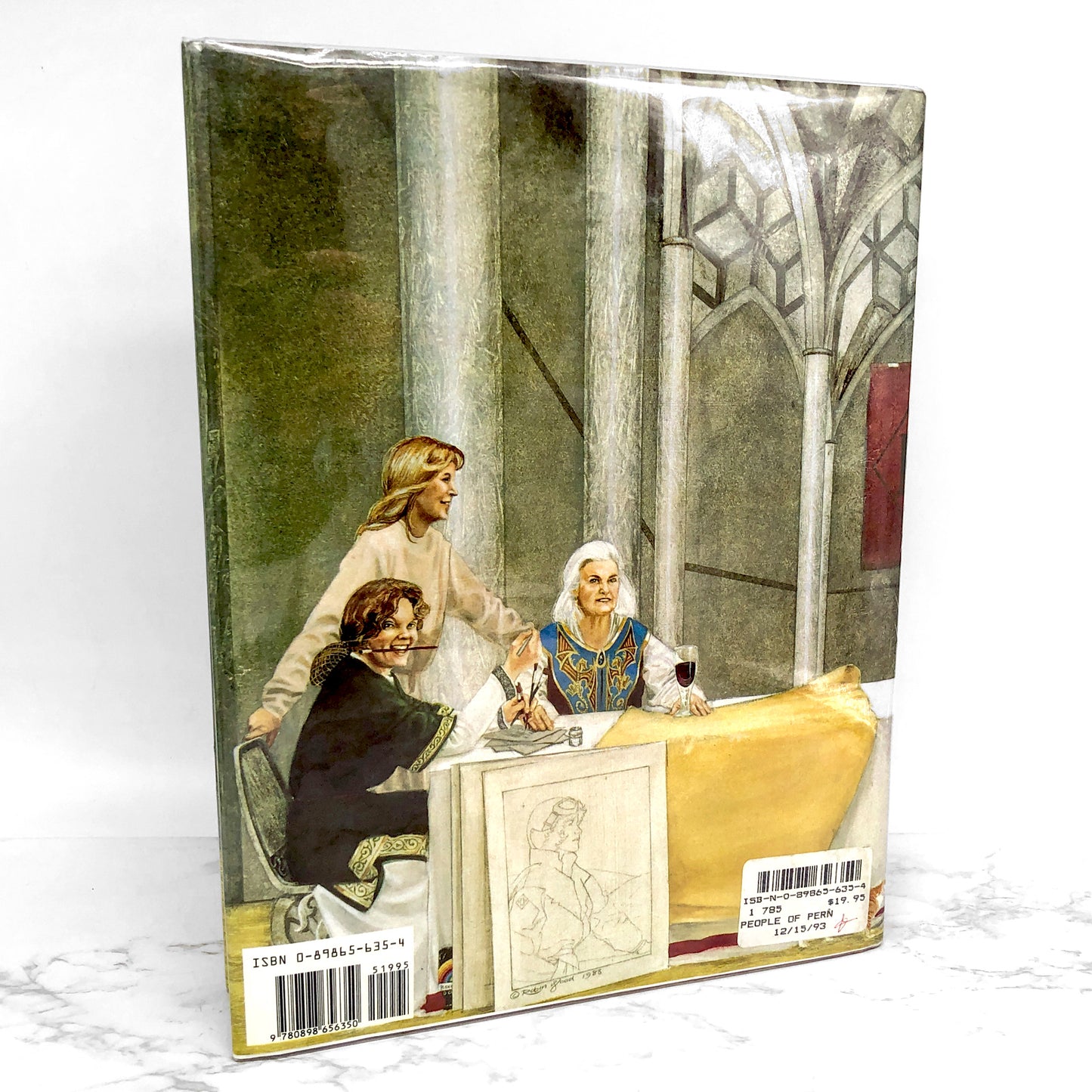 The People of Pern by Robin Wood & Anne McCaffrey [FIRST EDITION] 1988