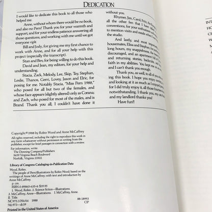 The People of Pern by Robin Wood & Anne McCaffrey [FIRST EDITION] 1988