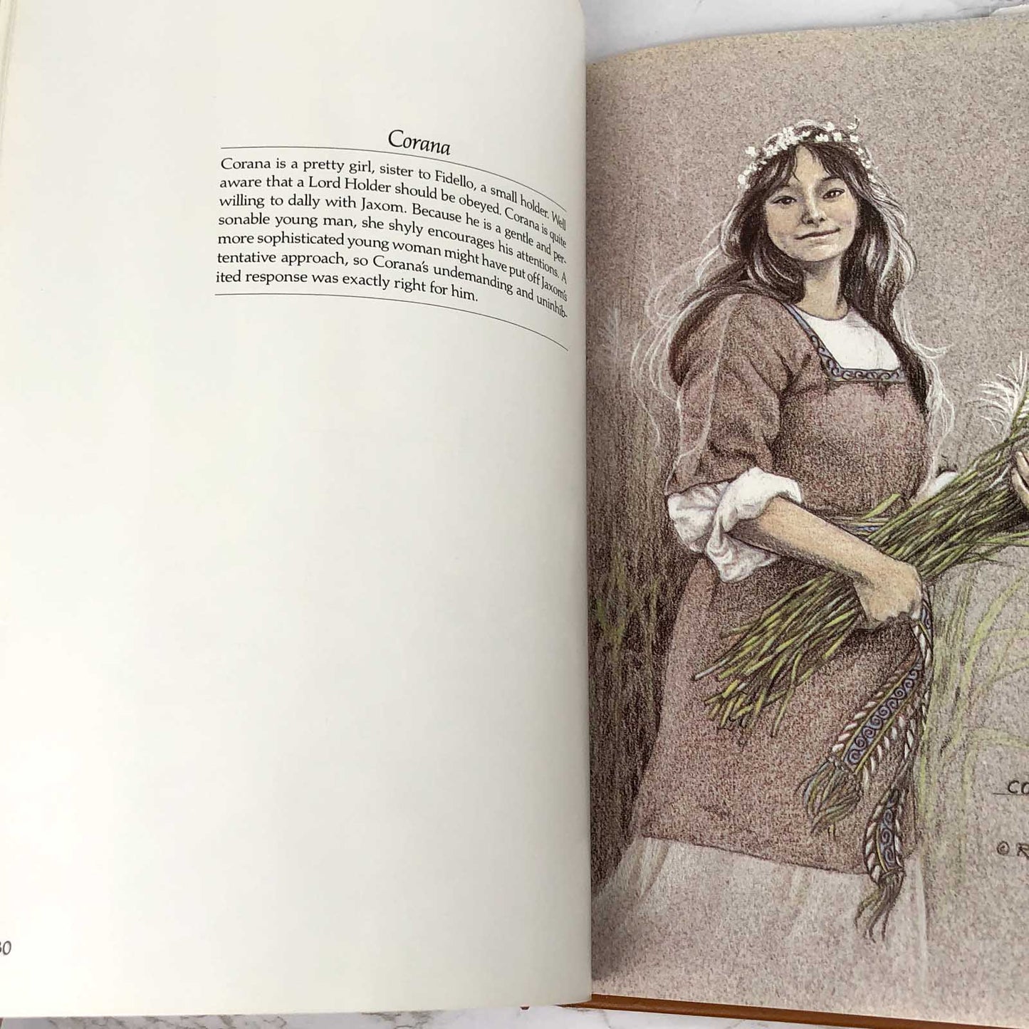 The People of Pern by Robin Wood & Anne McCaffrey [FIRST EDITION] 1988