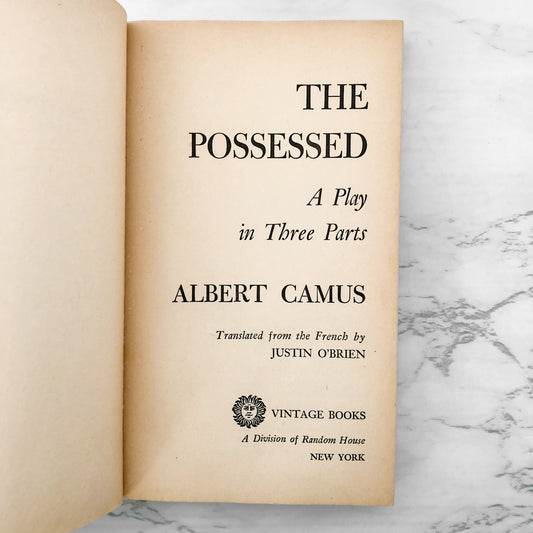 The Possessed by Albert Camus [FIRST PAPERBACK PRINTING / 1960]