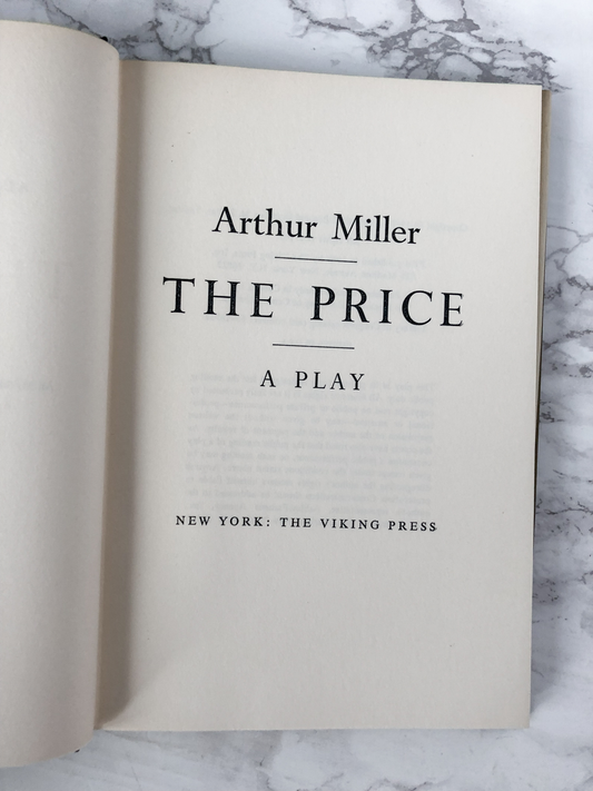The Price by Arthur Miller [FIRST PRINTING] - Bookshop Apocalypse