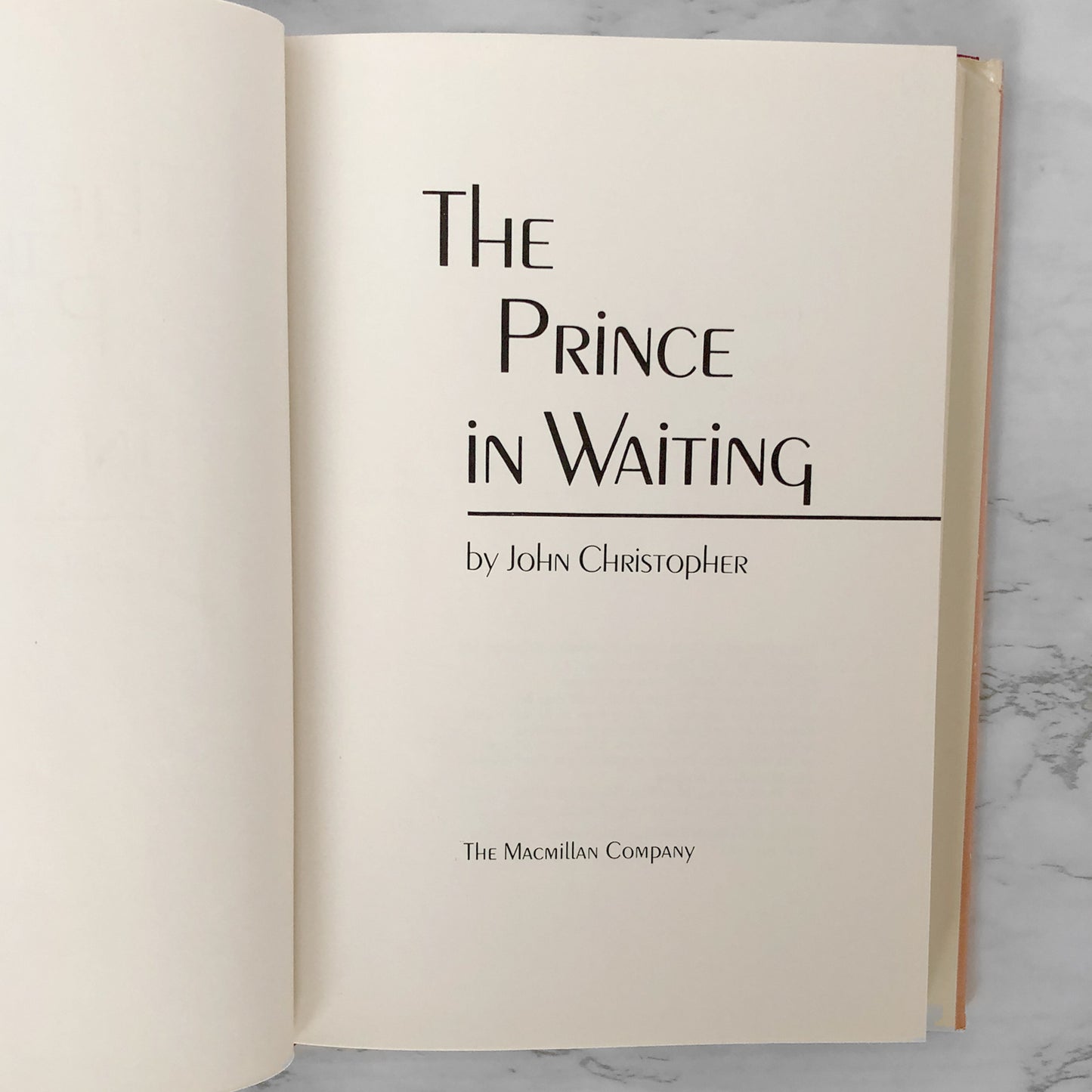 The Prince in Waiting by John Christopher [FIRST EDITION • FIRST PRINTING] 1970 • Macmillan