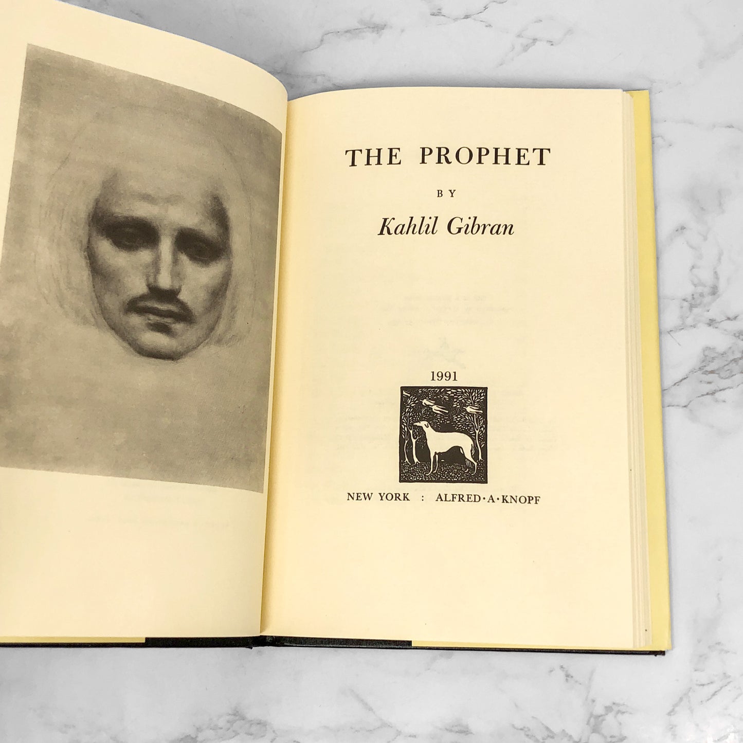The Prophet by Kahlil Gibran [FIRST EDITION] • 120th Printing / 1991 • Alfred A. Knopf