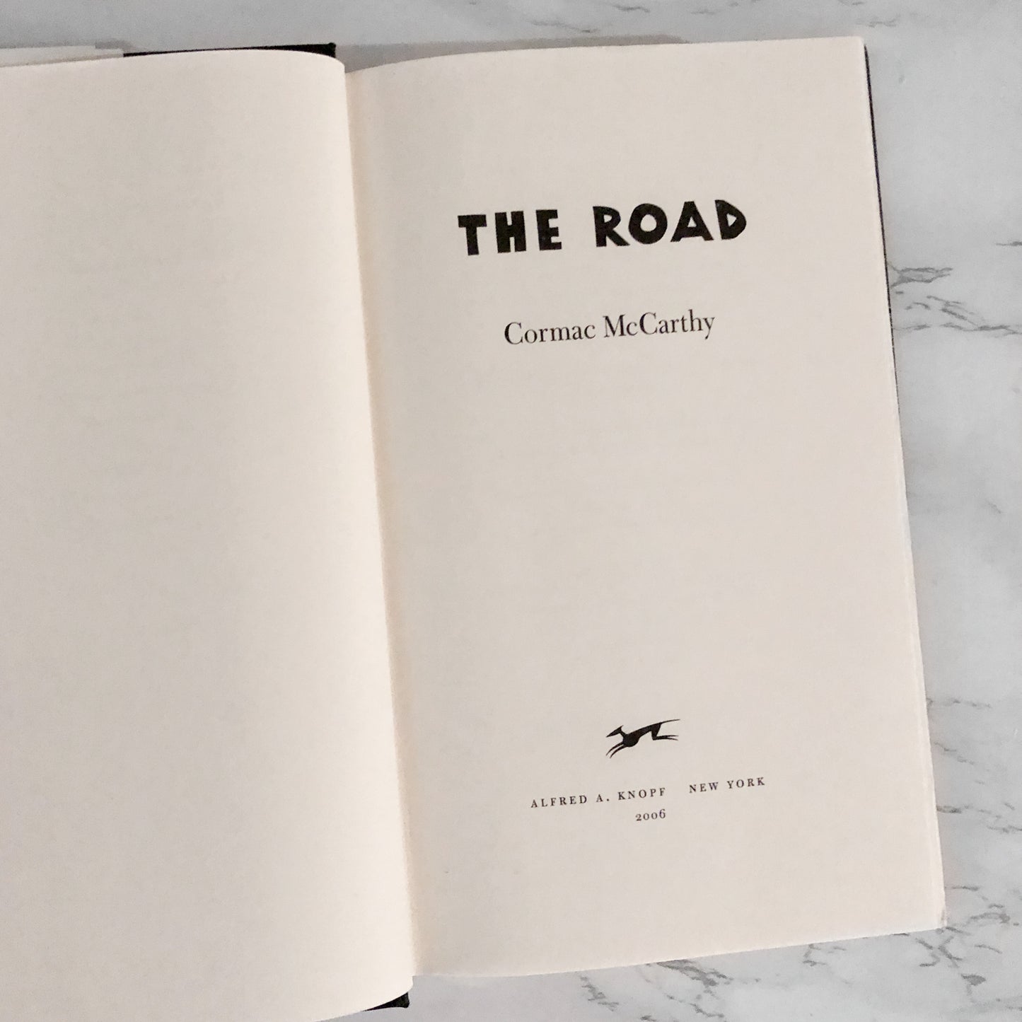 The Road by Cormac McCarthy [FIRST EDITION • 2nd PRINTING] 2007