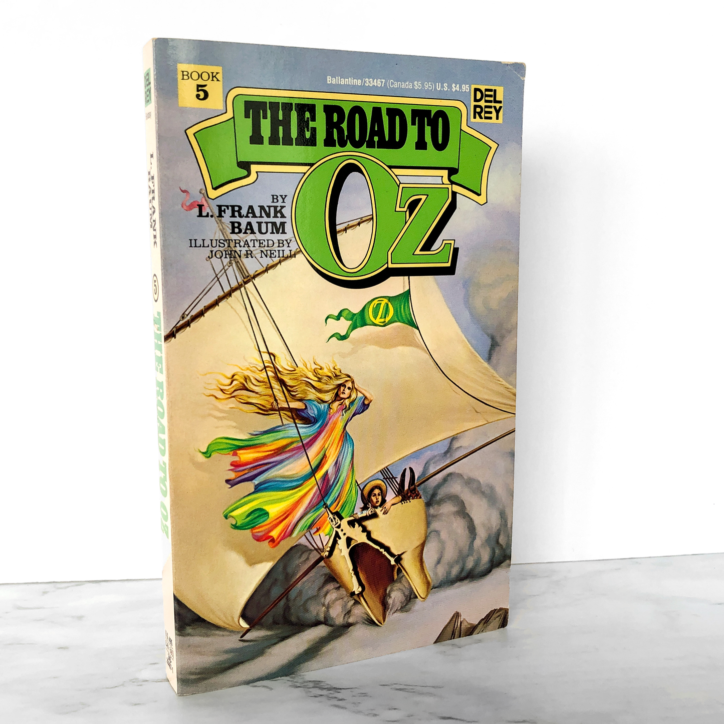 The Road to Oz by L. Frank Baum [1984 PAPERBACK] Del-Rey Fantasy • Oz #5