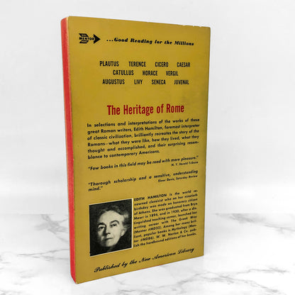 The Roman Way by Edith Hamilton [2nd PAPERBACK PRINTING] 1959