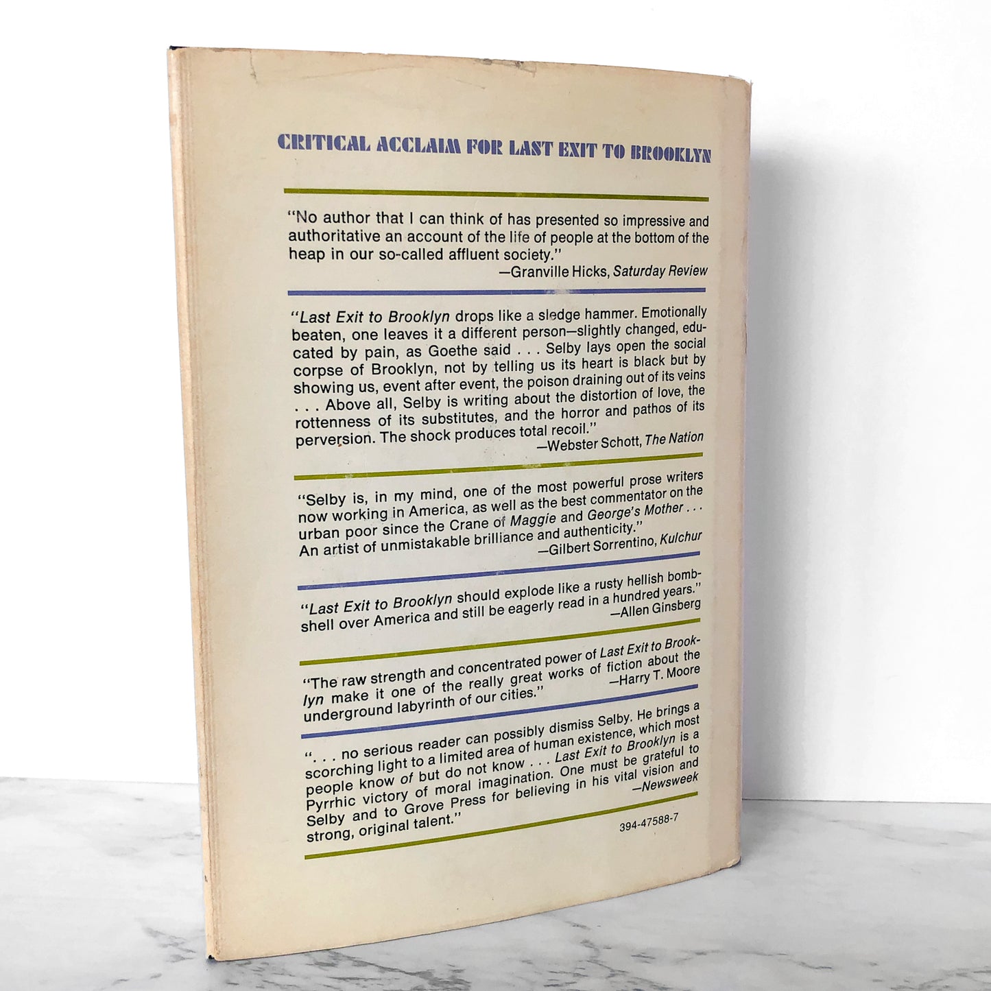 The Room by Hubert Selby Jr. [FIRST EDITION / FIRST PRINTING] 1971