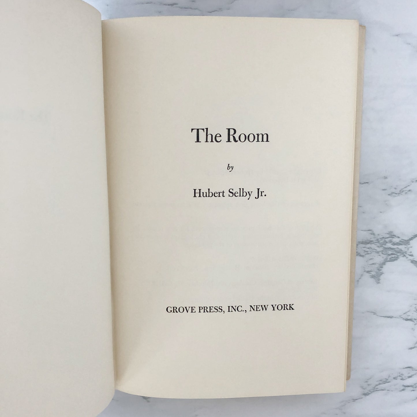 The Room by Hubert Selby Jr. [FIRST EDITION / FIRST PRINTING] 1971