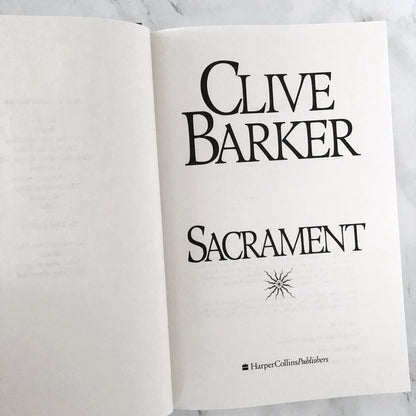 Sacrament by Clive Barker [FIRST EDITION / FIRST PRINTING]