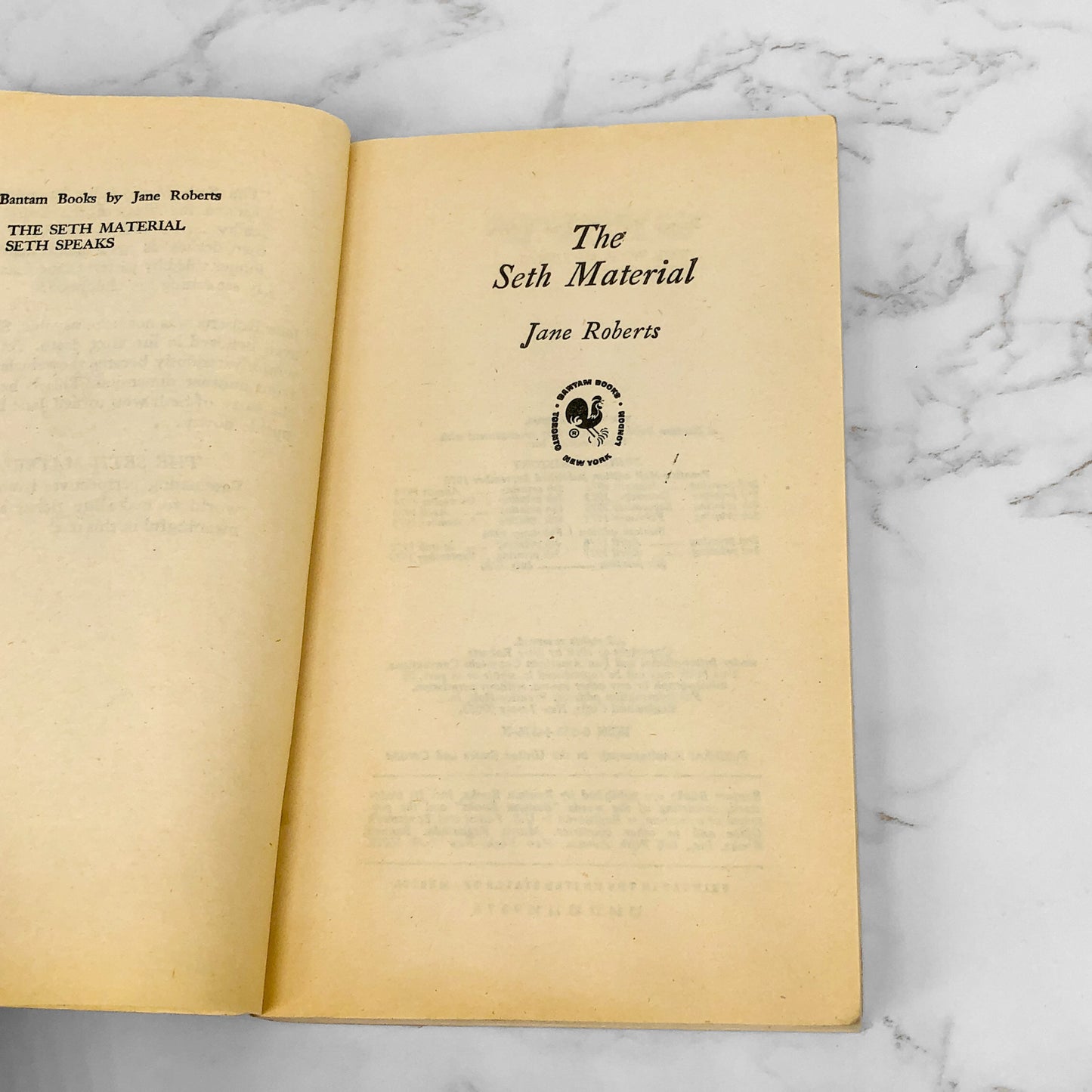 The Seth Material by Jane Roberts [1980 PAPERBACK]