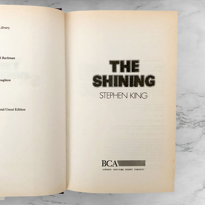 The Shining by Stephen King [RARE U.K. BOOK CLUB EDITION / 1995]