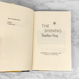 The Shining by Stephen King [FIRST EDITION] 1977 • Doubleday • Later Printing w/ $18.95 Jacket Price