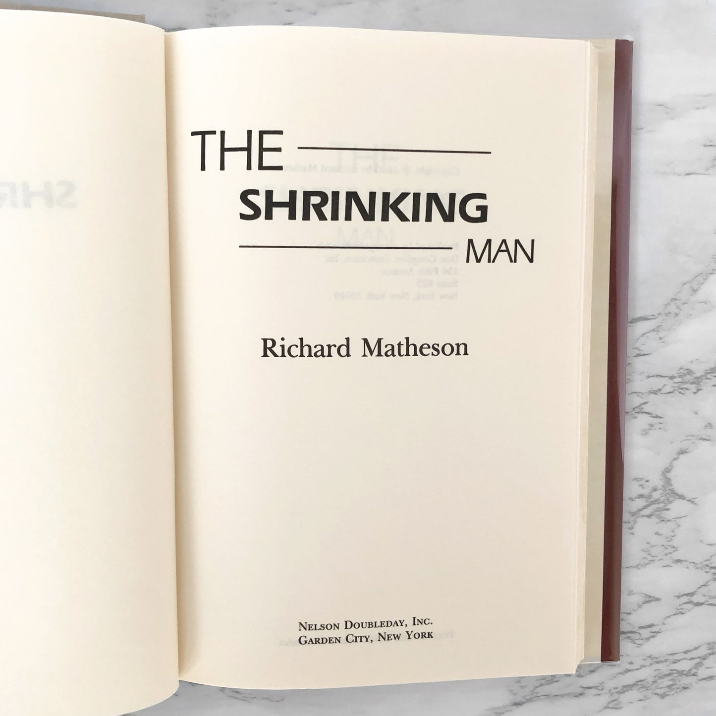 The Shrinking Man by Richard Matheson [BOOK CLUB HARDCOVER] 1956