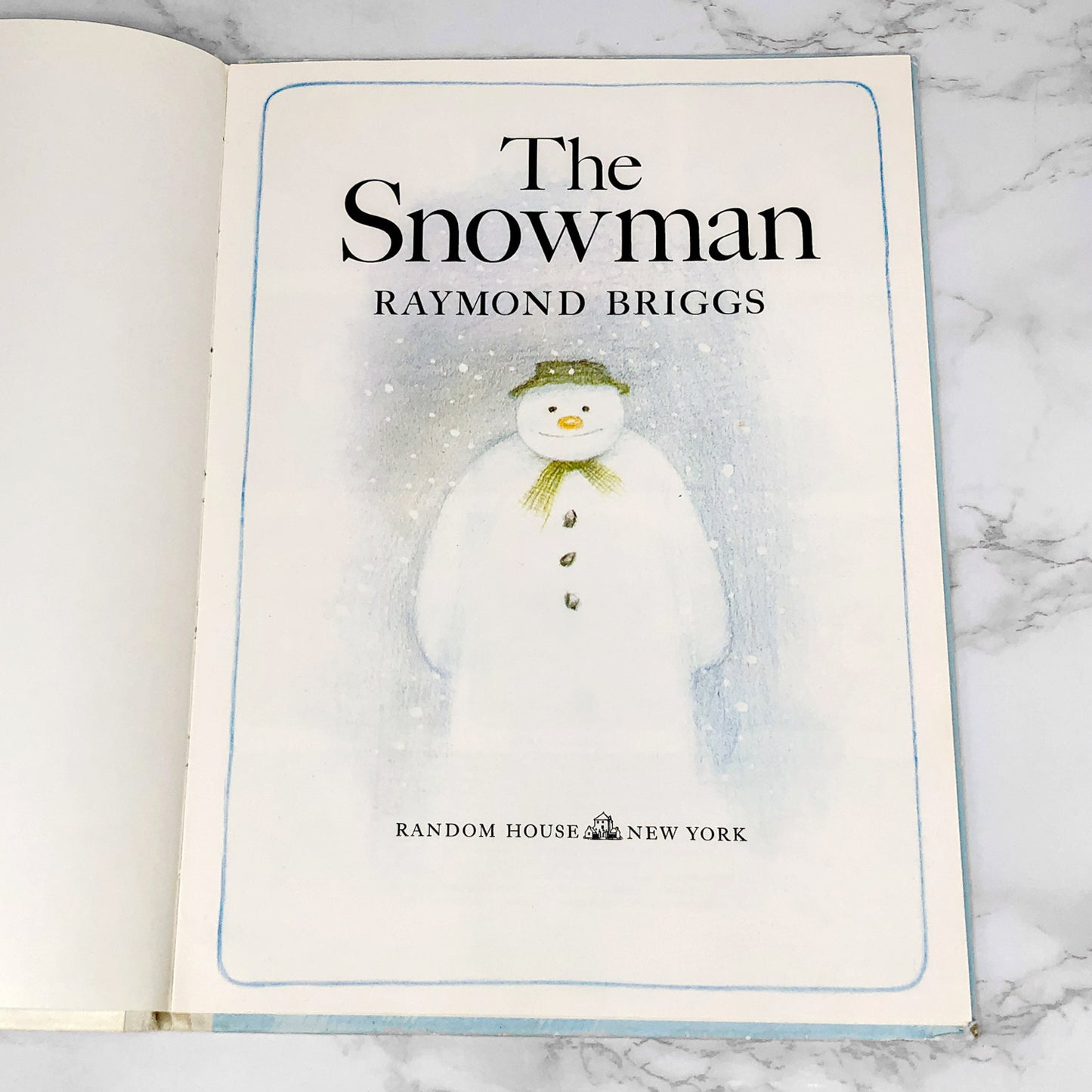 The Snowman by Raymond Briggs [FIRST EDITION • FIRST PRINTING] 1978 • Random House
