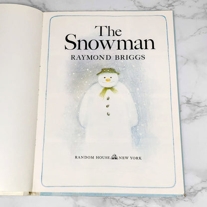 The Snowman by Raymond Briggs [FIRST EDITION • FIRST PRINTING] 1978 • Random House