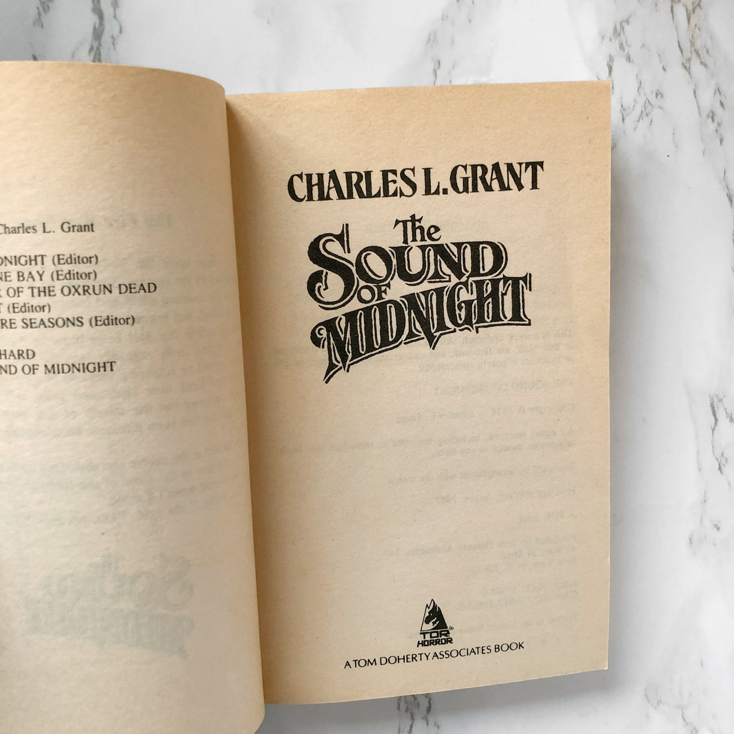 The Sound of Midnight by Charles L. Grant [1987 PAPERBACK]