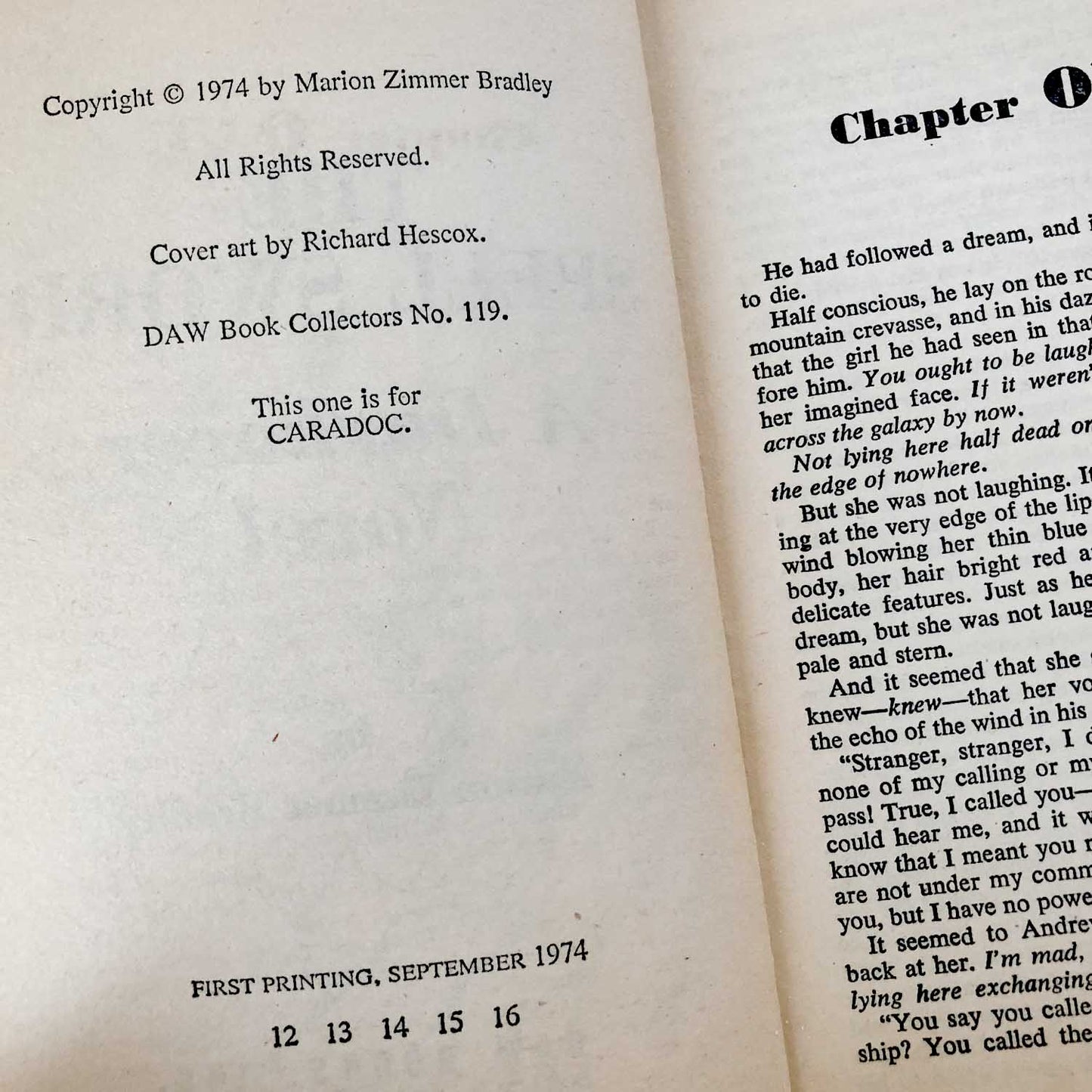 The Spell Sword by Marion Zimmer Bradley [1974 PAPERBACK] Darkover #11