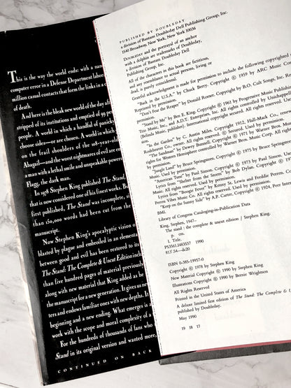 The Stand by Stephen King [THOMAS HOLDORF EDITION] - Bookshop Apocalypse