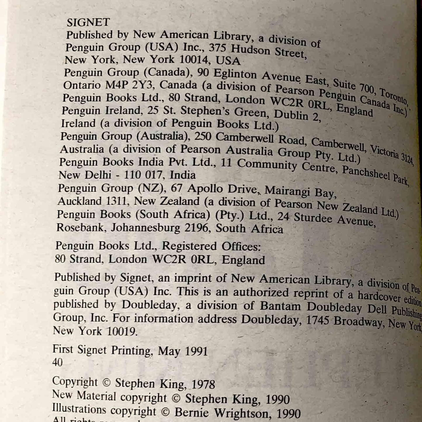 The Stand [Complete & Uncut] by Stephen King [1991 PAPERBACK]