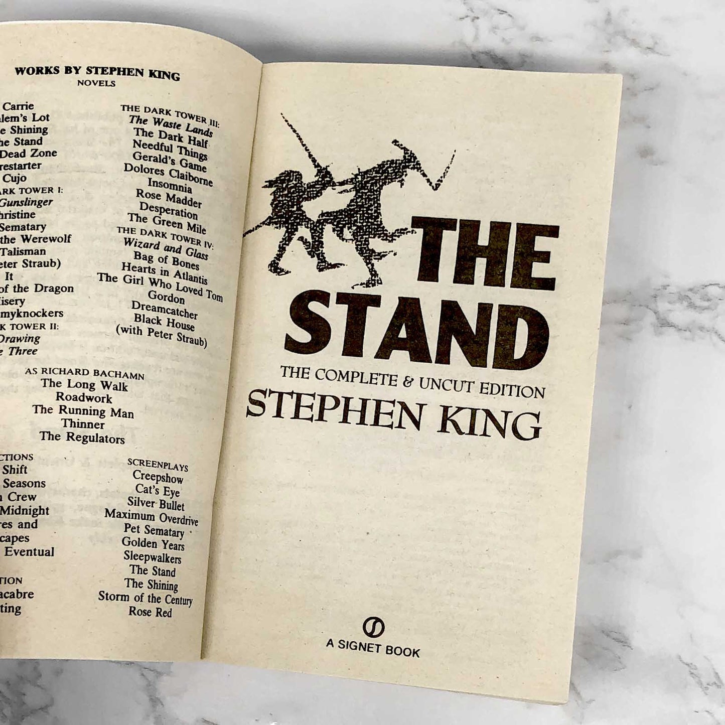 The Stand [Complete & Uncut] by Stephen King [1991 PAPERBACK]