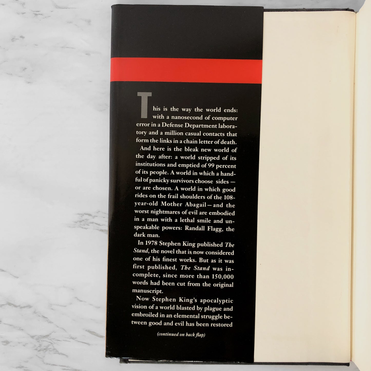 The Stand by Stephen King [COMPLETE & UNCUT EDITION / 1990]